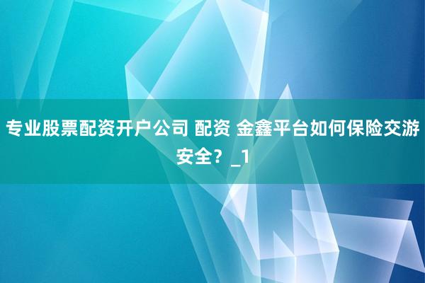 专业股票配资开户公司 配资 金鑫平台如何保险交游安全？_1